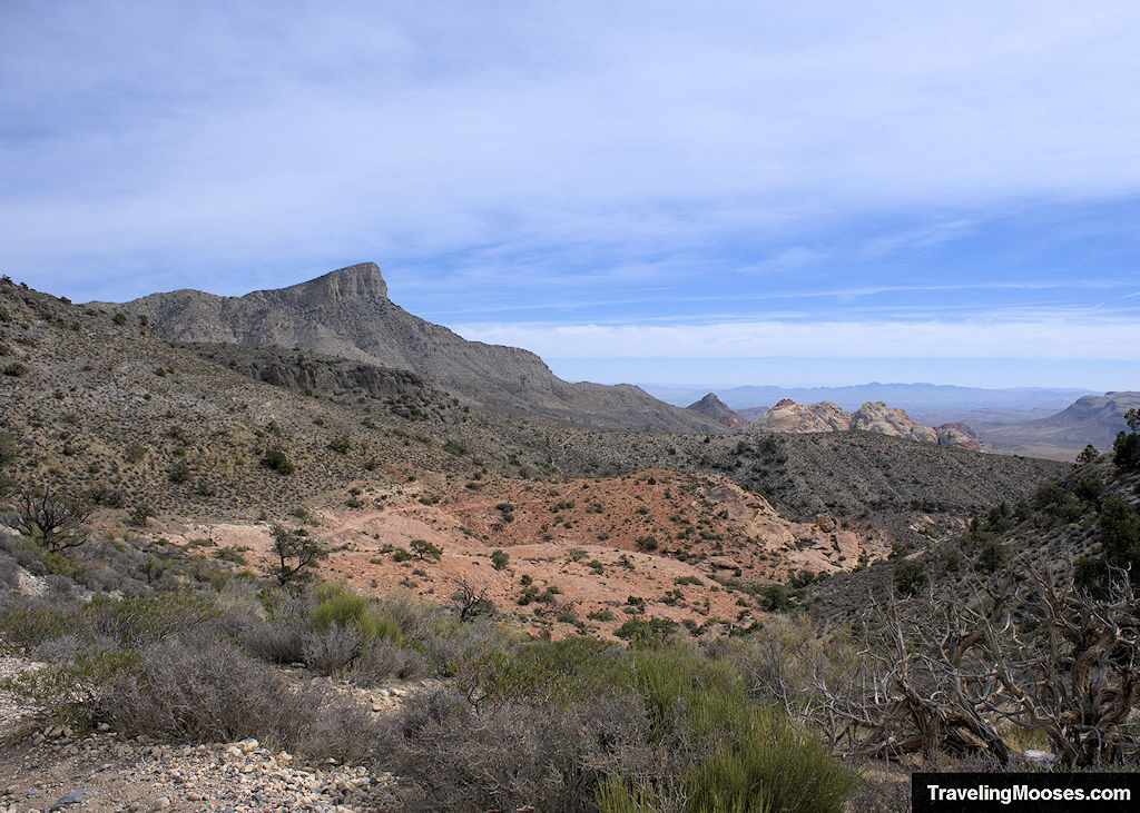 Fault Line at Keystone Thrust in Red Rock Canyon
