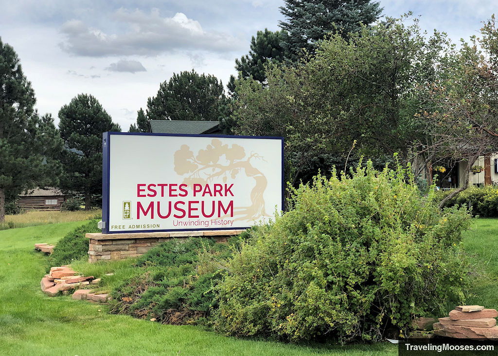 Estes Park Musuem Entrance Sign