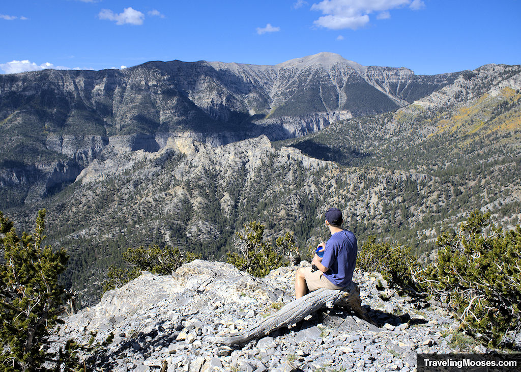 Fletcher Peak at the summit