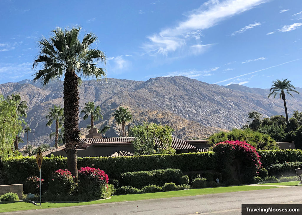 Palm Springs California on a sunny day
